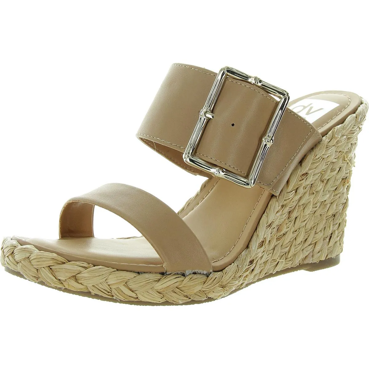 Lee Lee Womens Faux Suede Espadrilles Platform Sandals
