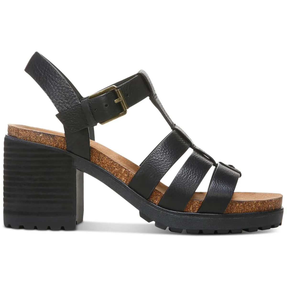 Leena Womens Faux Leather Ankle Strap Strappy Sandals