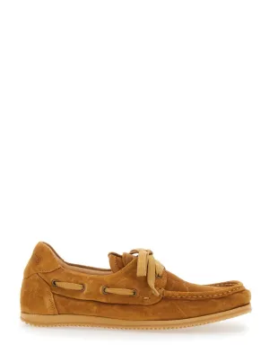 Les Batto' Brown Loafers With Crocodile Effect