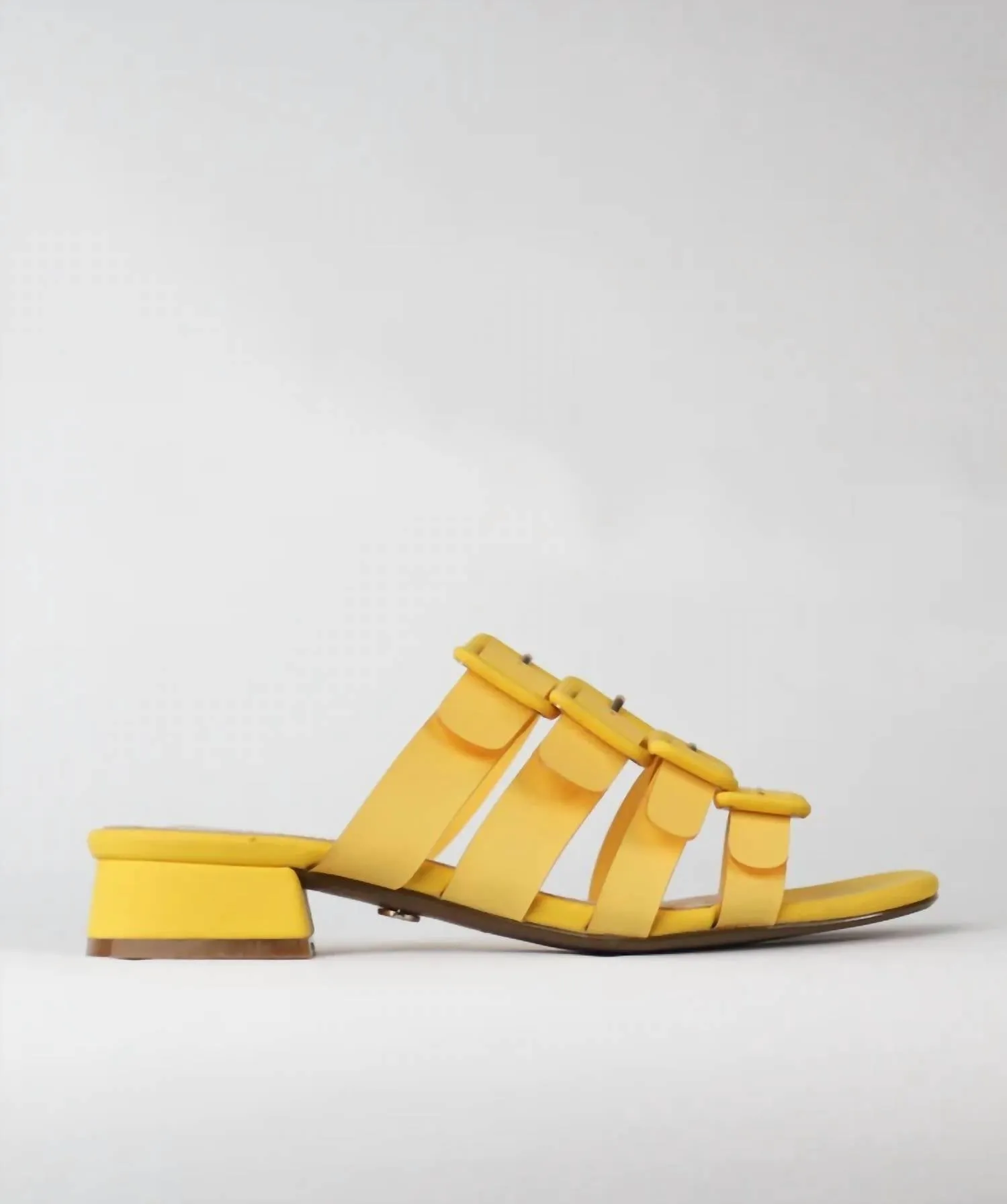 Lexington Slide Sandal In Yellow