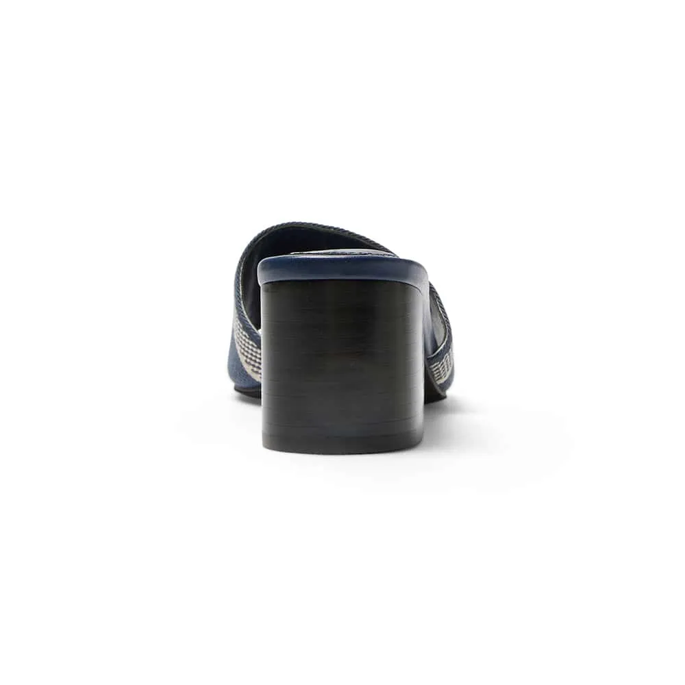 Liberty Heel in Navy