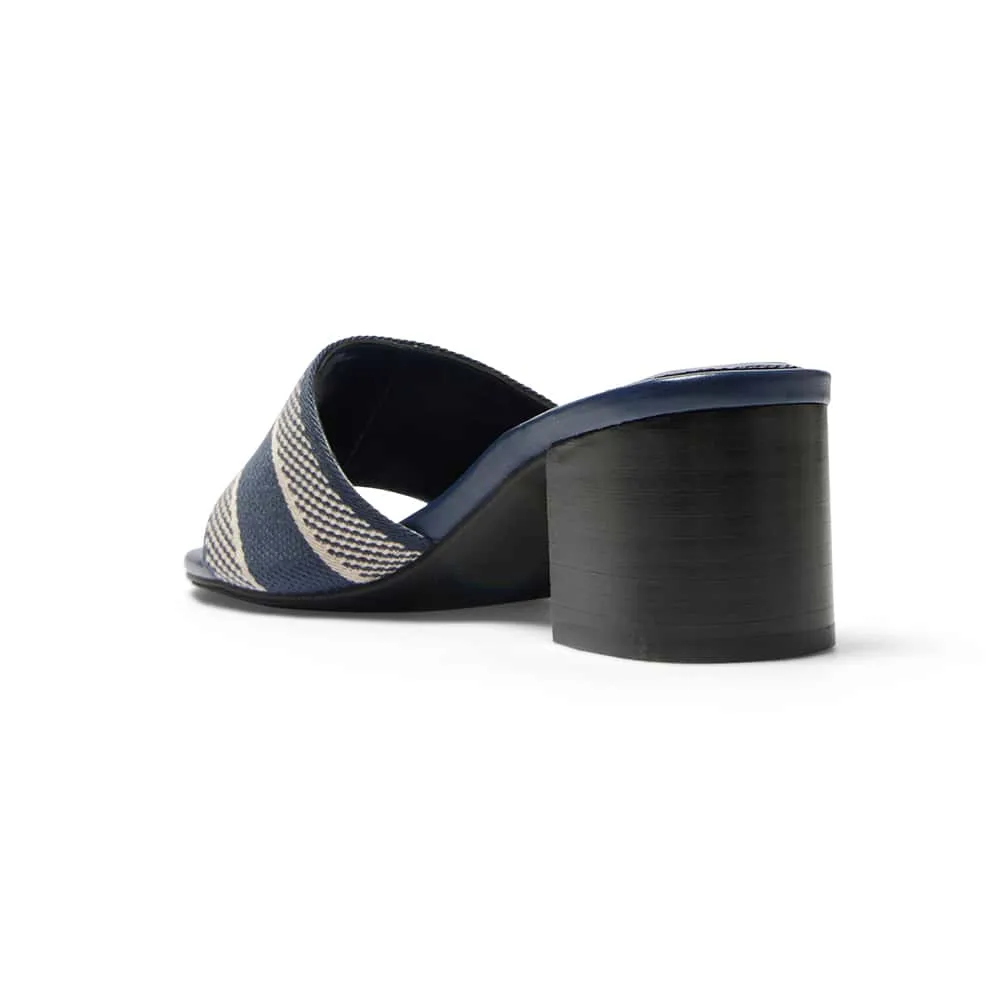 Liberty Heel in Navy
