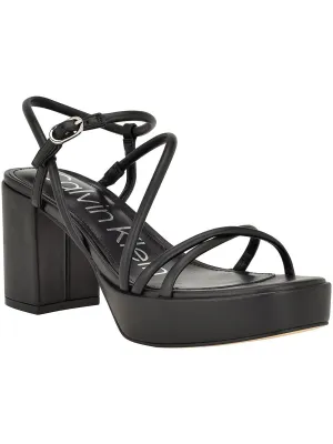Lilana Womens Block Heel Heels