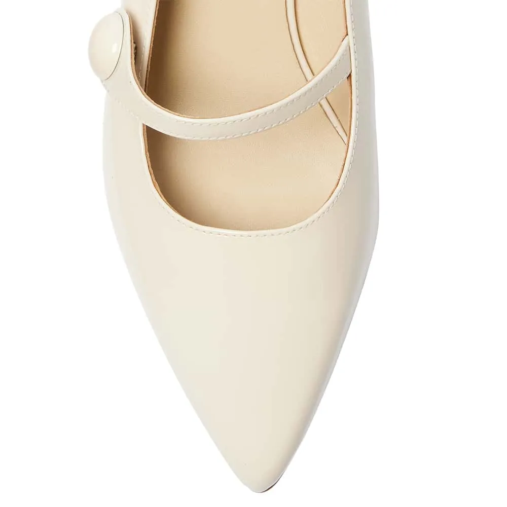 Lillian Heel in Ivory Patent