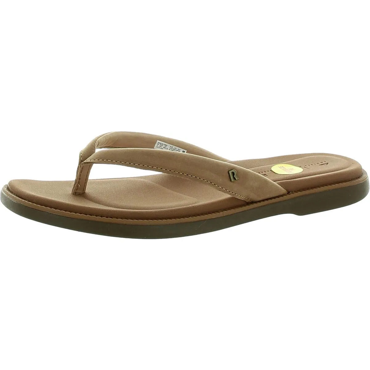 Lofty Lux Womens Leather Thong Flip-Flops