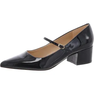 LUCCIE Womens Block Heel Manmade Mary Jane Heels