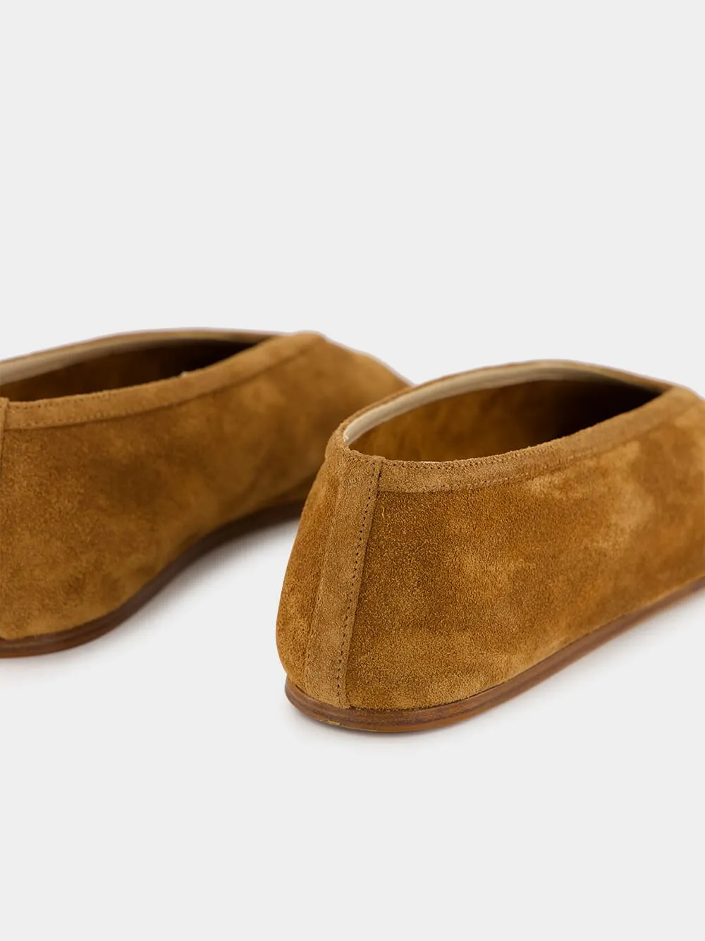 Luna Slipper in Taupe Suede