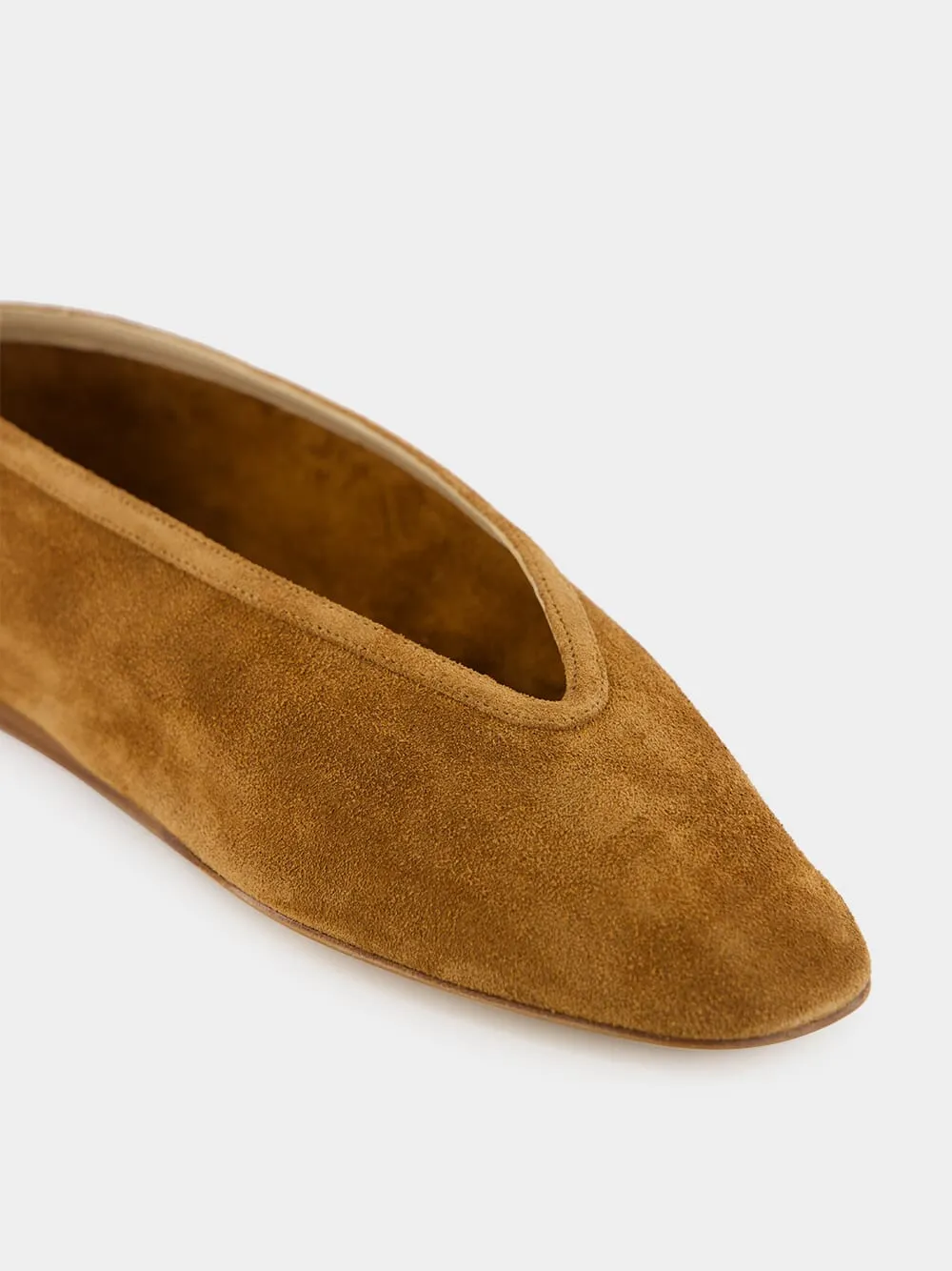 Luna Slipper in Taupe Suede