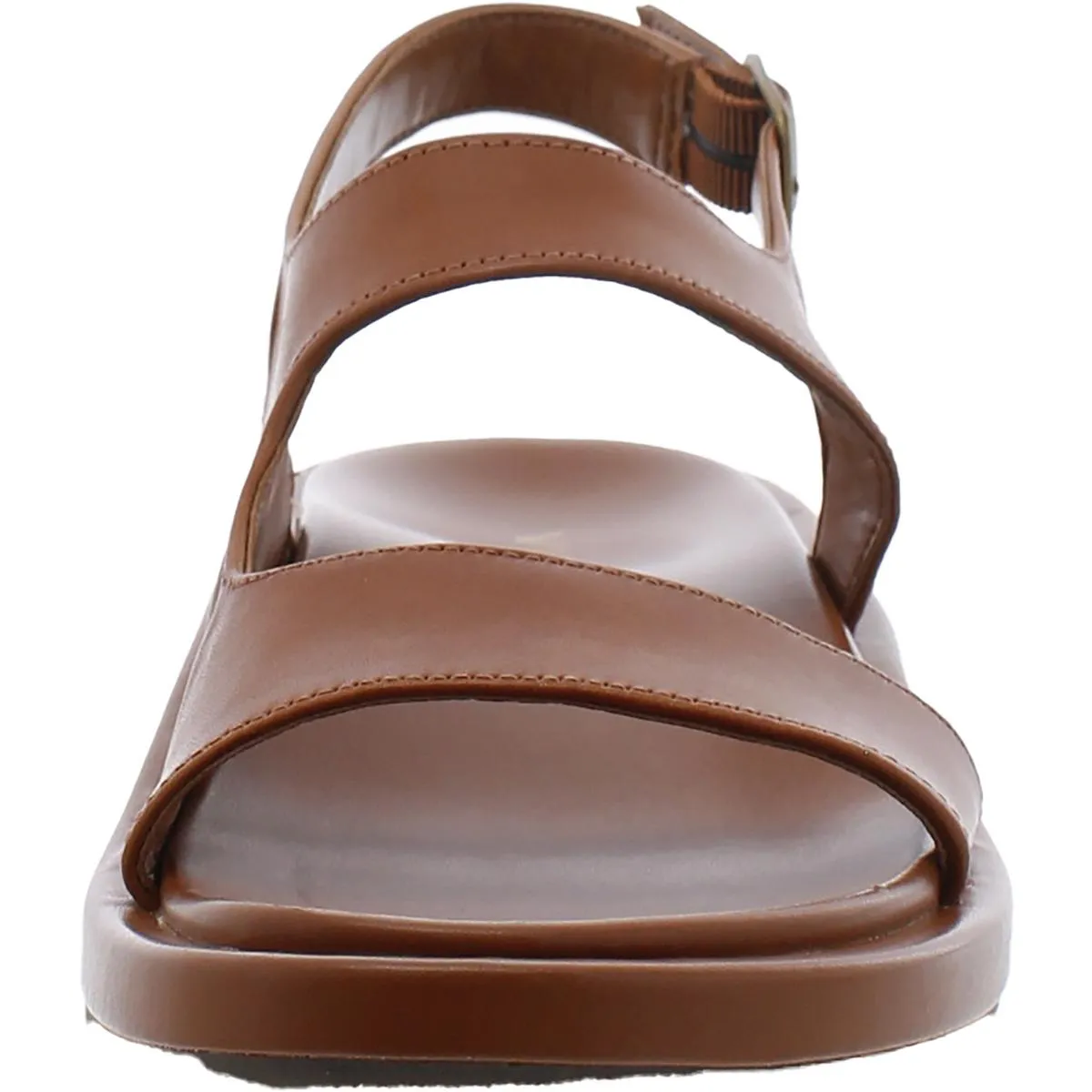 MADERA Womens Leather Open Toe Ankle Strap