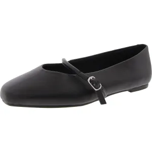 MAGONLIA Womens Adjustable Leather Mary Janes