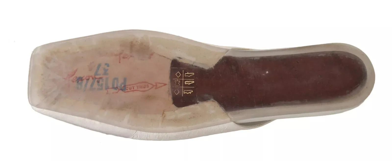 Maison Margiela Leather Slingback Slip On Flats Women's Shoes (Pre-Owned)