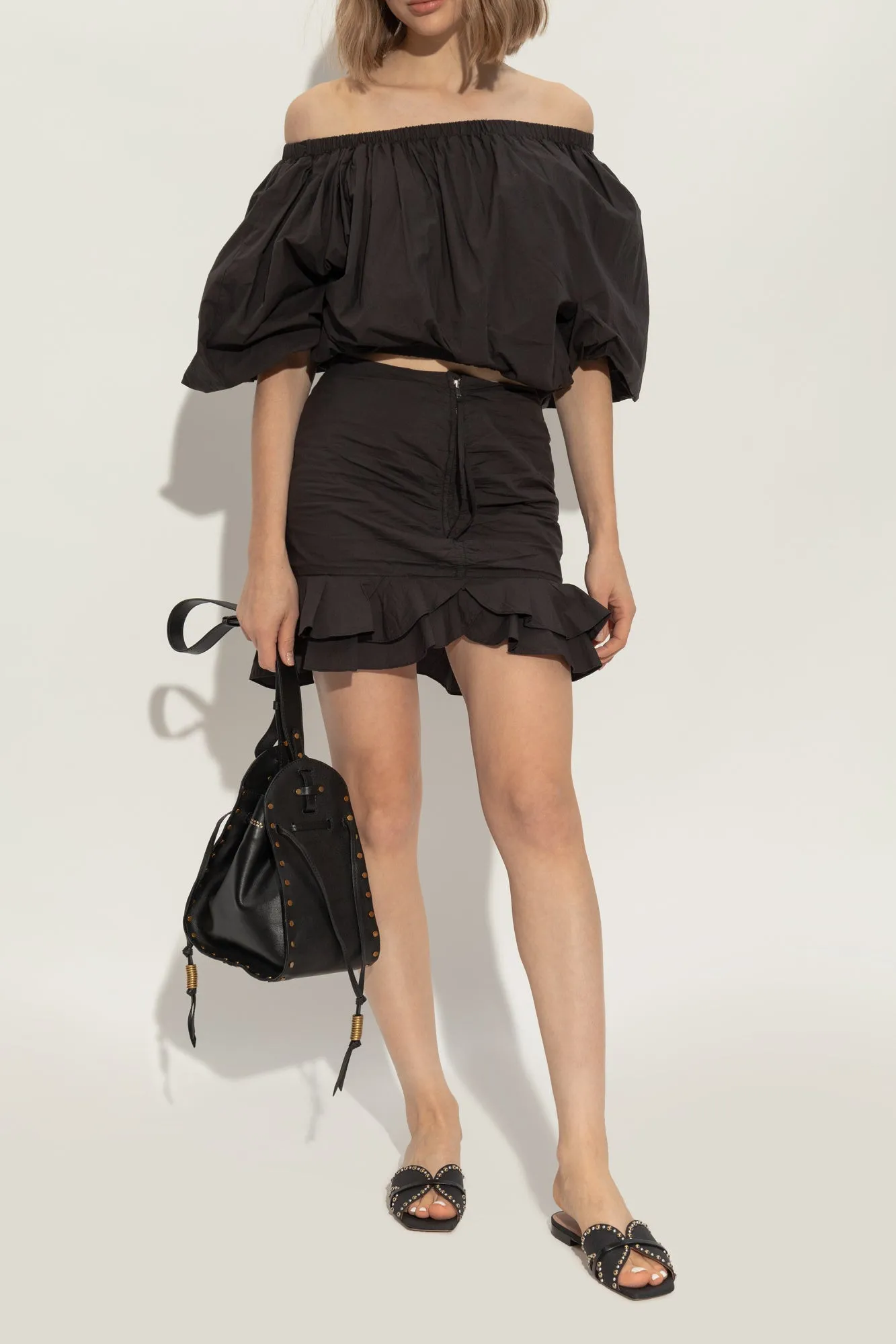 Malone Souliers Slides Keke In Black