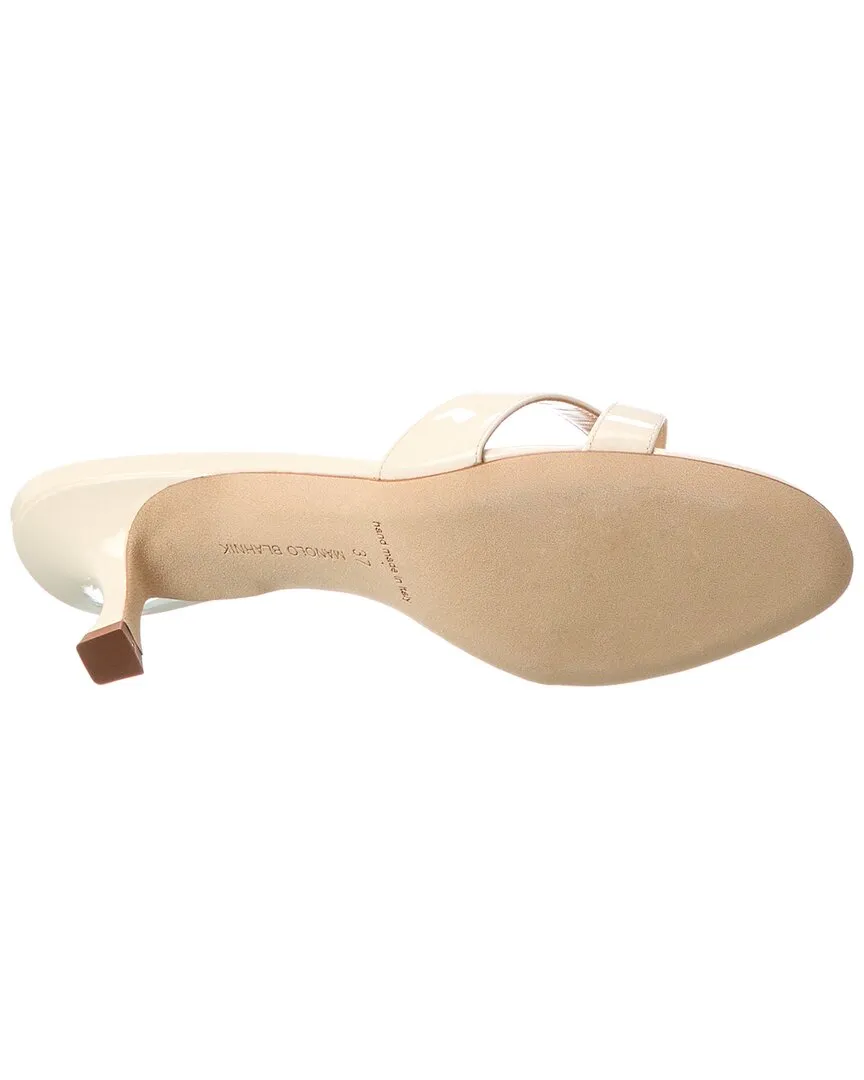 Manolo Blahnik Callamu 70 Patent Sandal