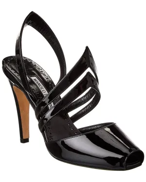 Manolo Blahnik Develi 105 Leather Sandal