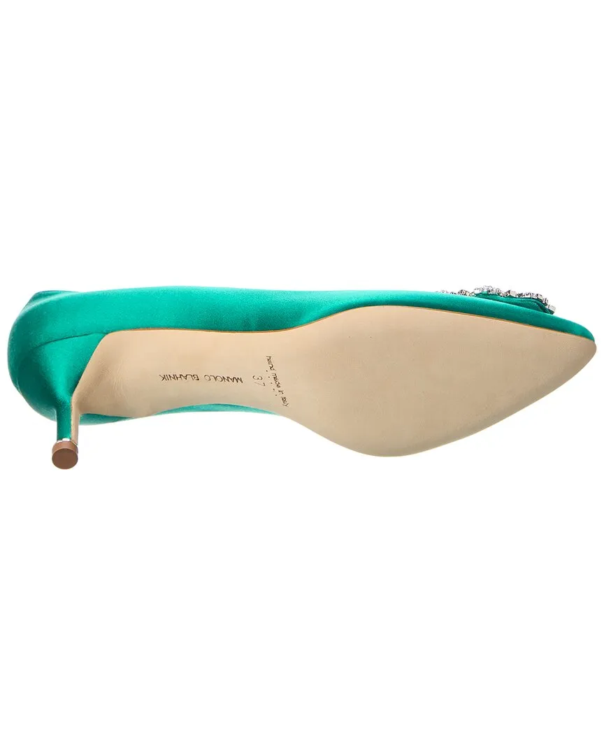 Manolo Blahnik Hangisi 50 Satin Pump