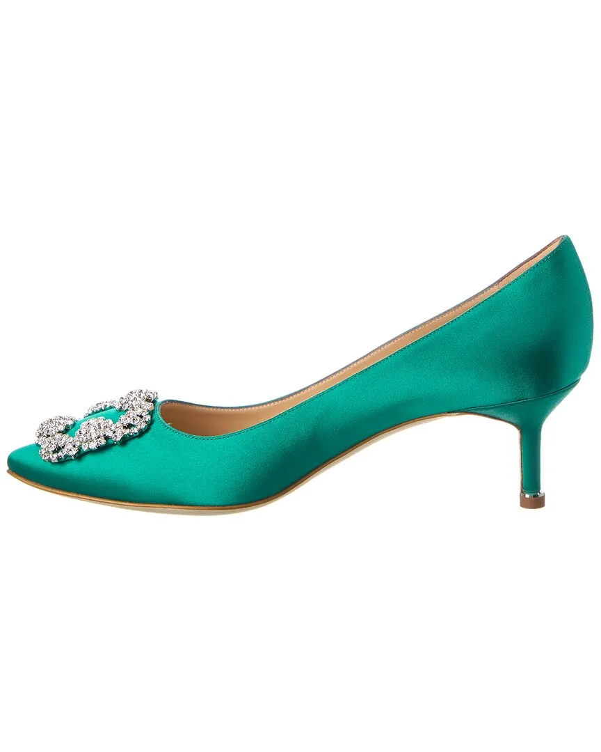Manolo Blahnik Hangisi 50 Satin Pump