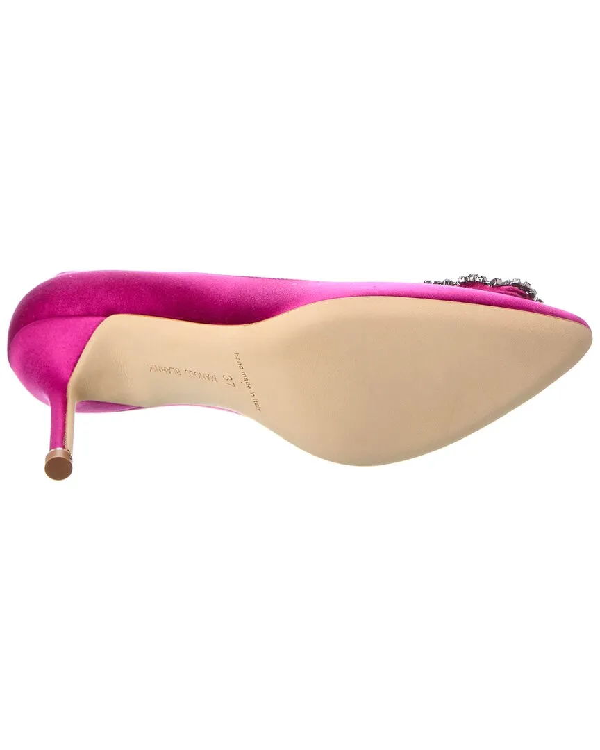 Manolo Blahnik Hangisi 90 Satin Pump
