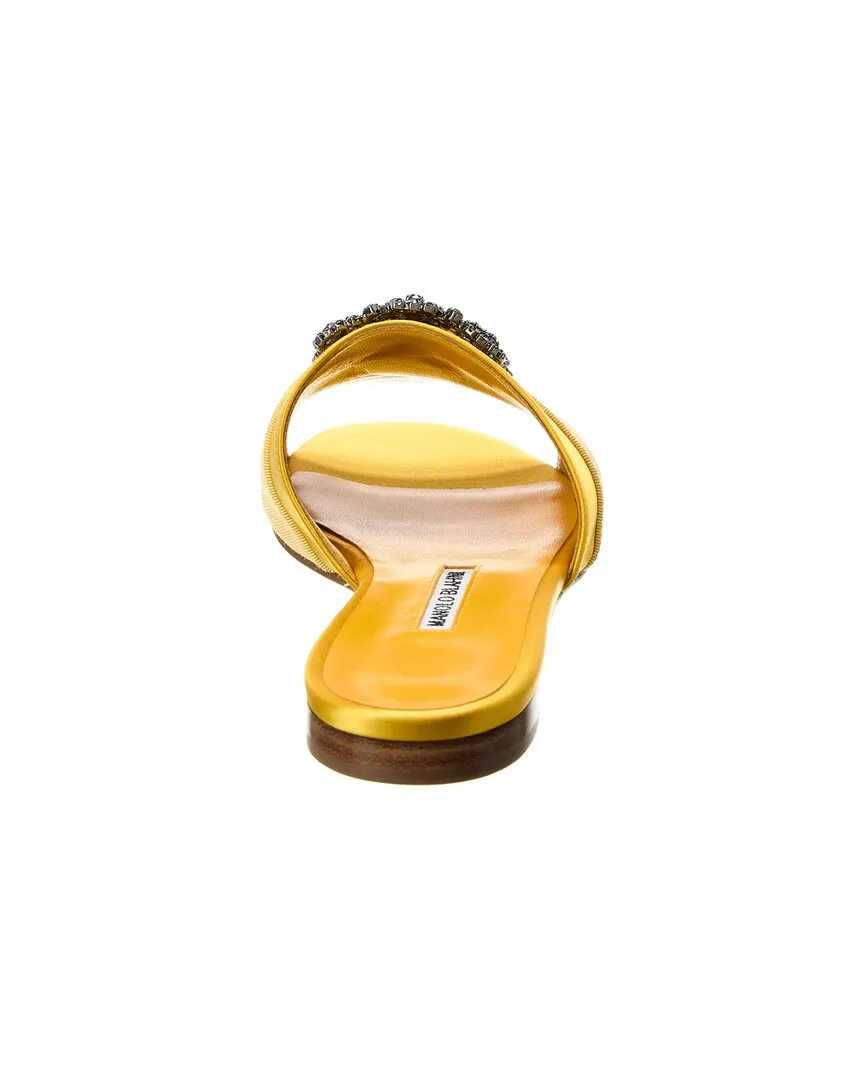 Manolo Blahnik Martamod Satin Sandal