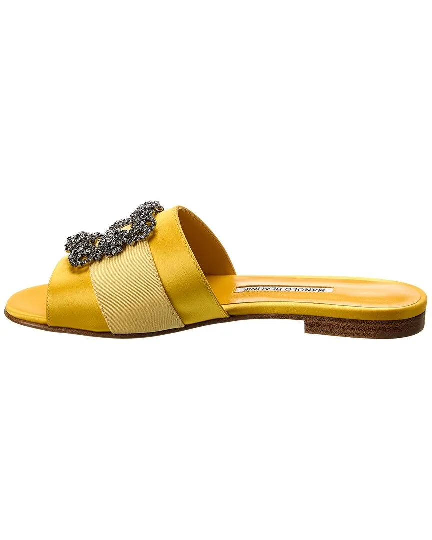 Manolo Blahnik Martamod Satin Sandal