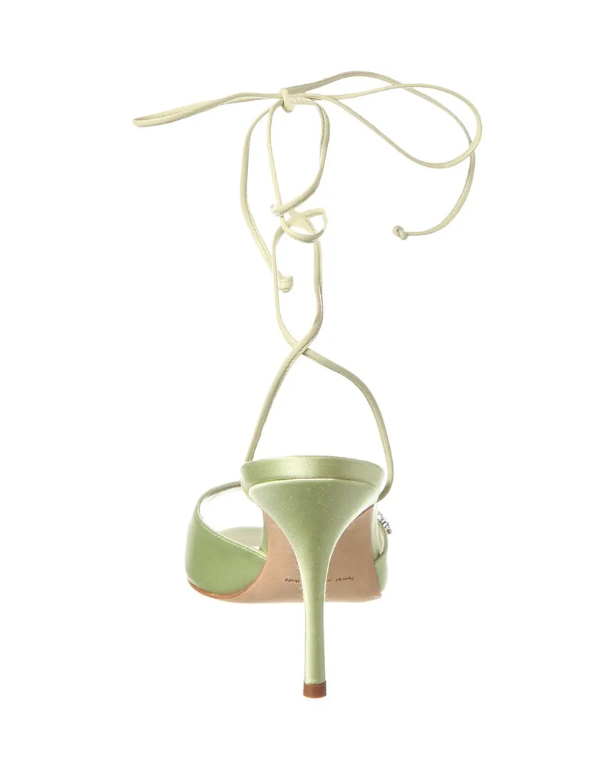 Manolo Blahnik Plumena 90 Satin Sandal