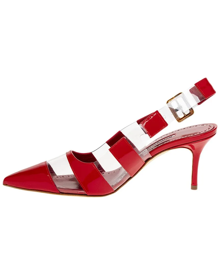 Manolo Blahnik Uxra Patent Pump
