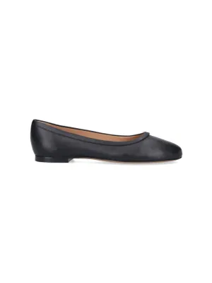 Marcie Ballerinas In Black Leather