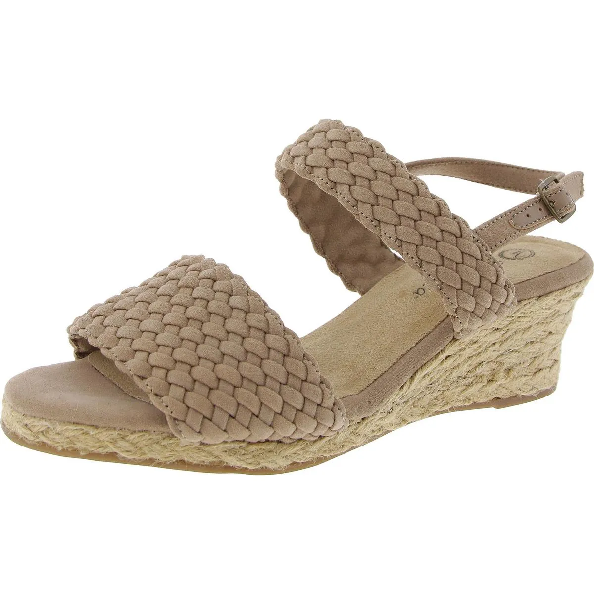 MARIELLA Womens Faux Suede Wedge Sandals
