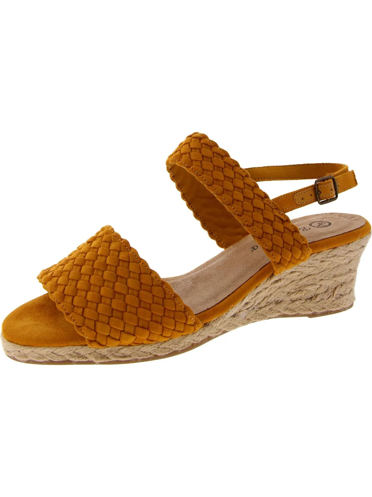MARIELLA Womens Faux Suede Wedge Sandals