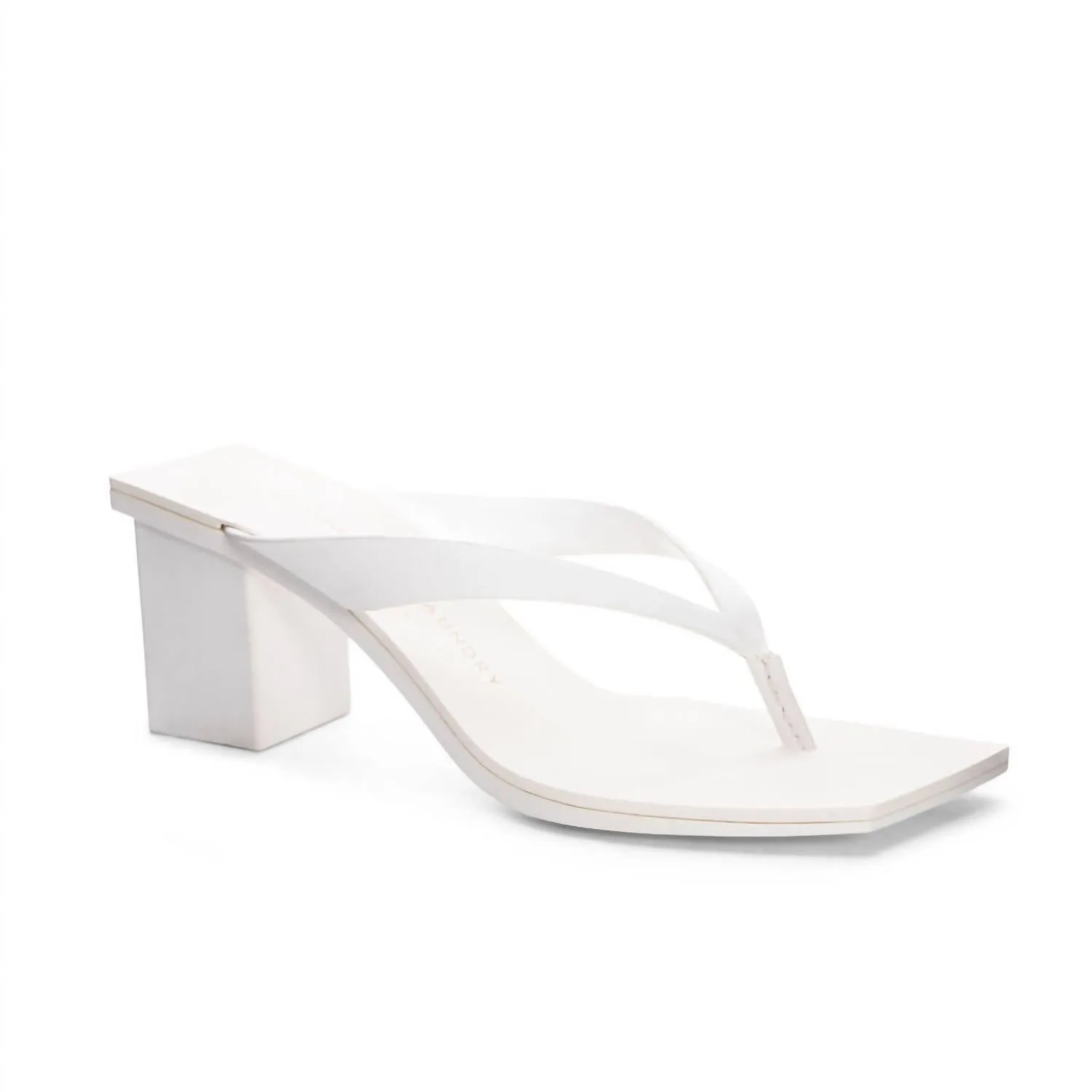Marna Heeled Sandal In White