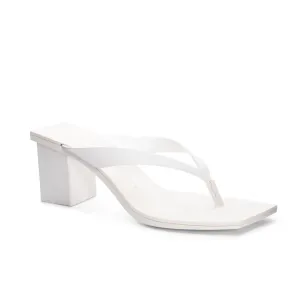Marna Heeled Sandal In White