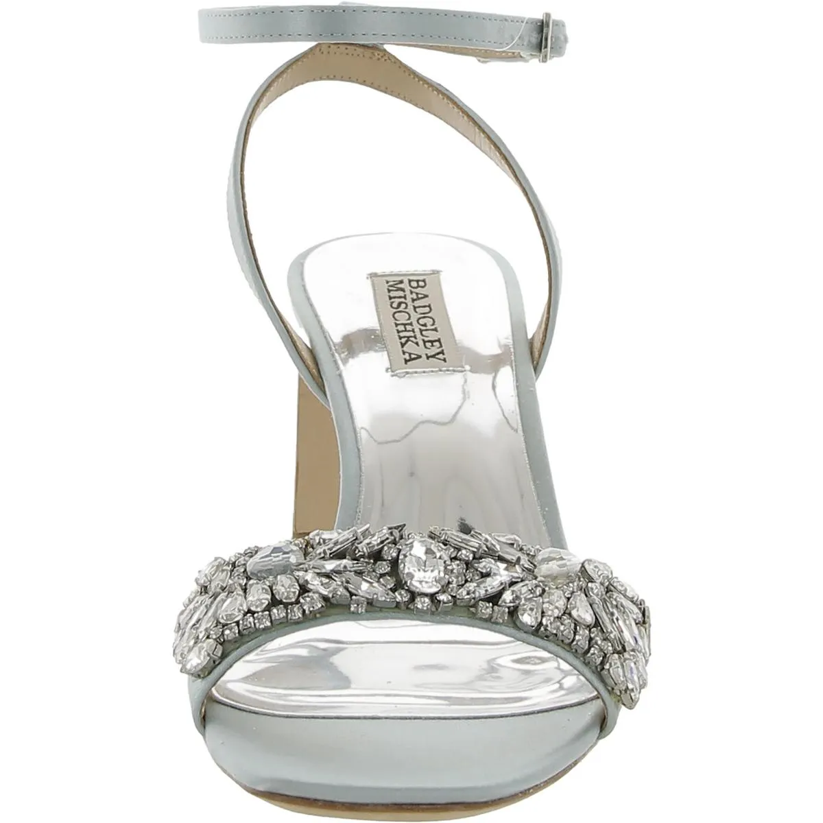 Marsha  Womens Leather Slip On Heels