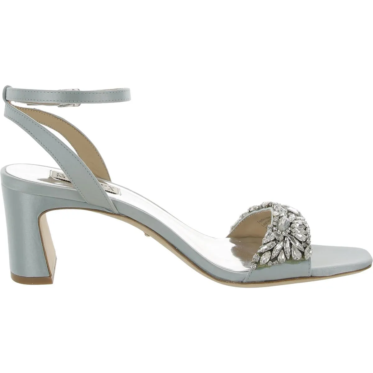 Marsha  Womens Leather Slip On Heels