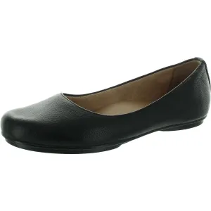 Maxwell Womens Solid Leather Ballet Flats