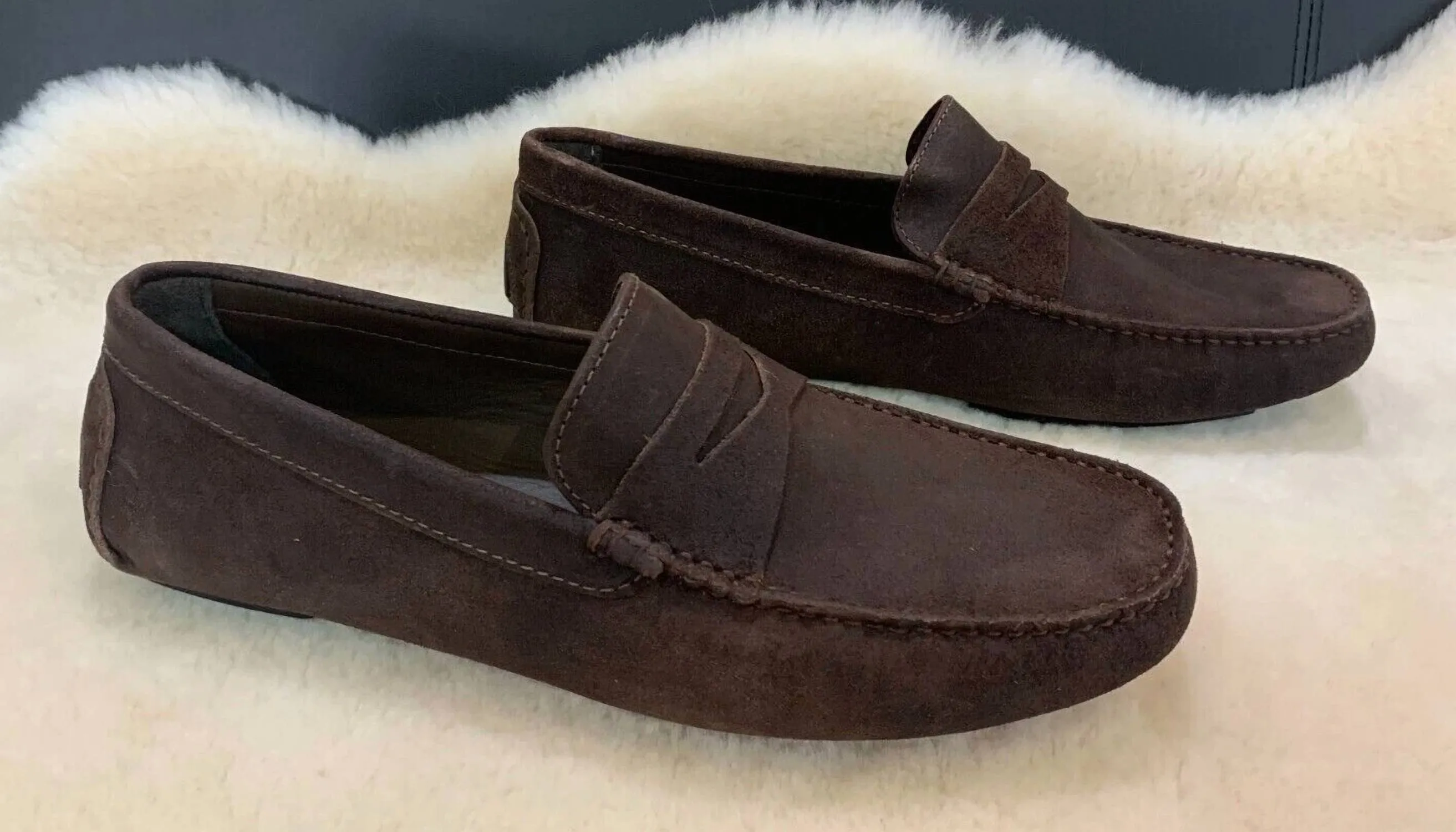 Men's Varran Suede Loafer In Espresso