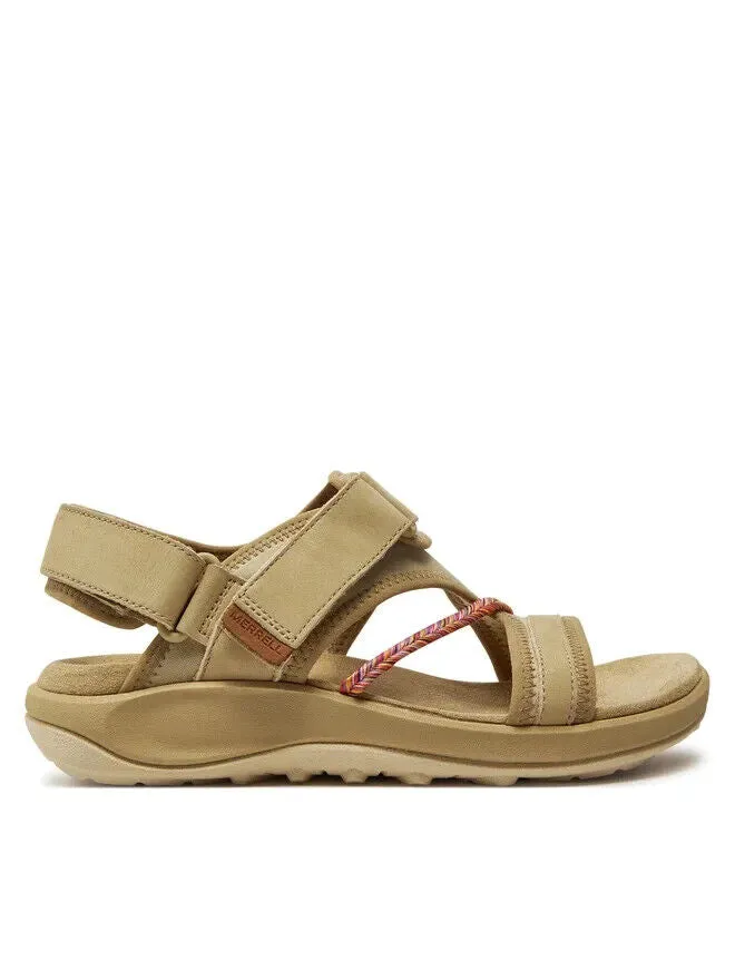 Merrell Terran 4 J006746 Sandals Women's Beige Hook and Loop Backstrap TF703