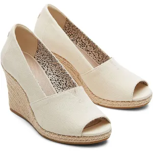 Michelle Womens Padded Insole Canvas Espadrilles