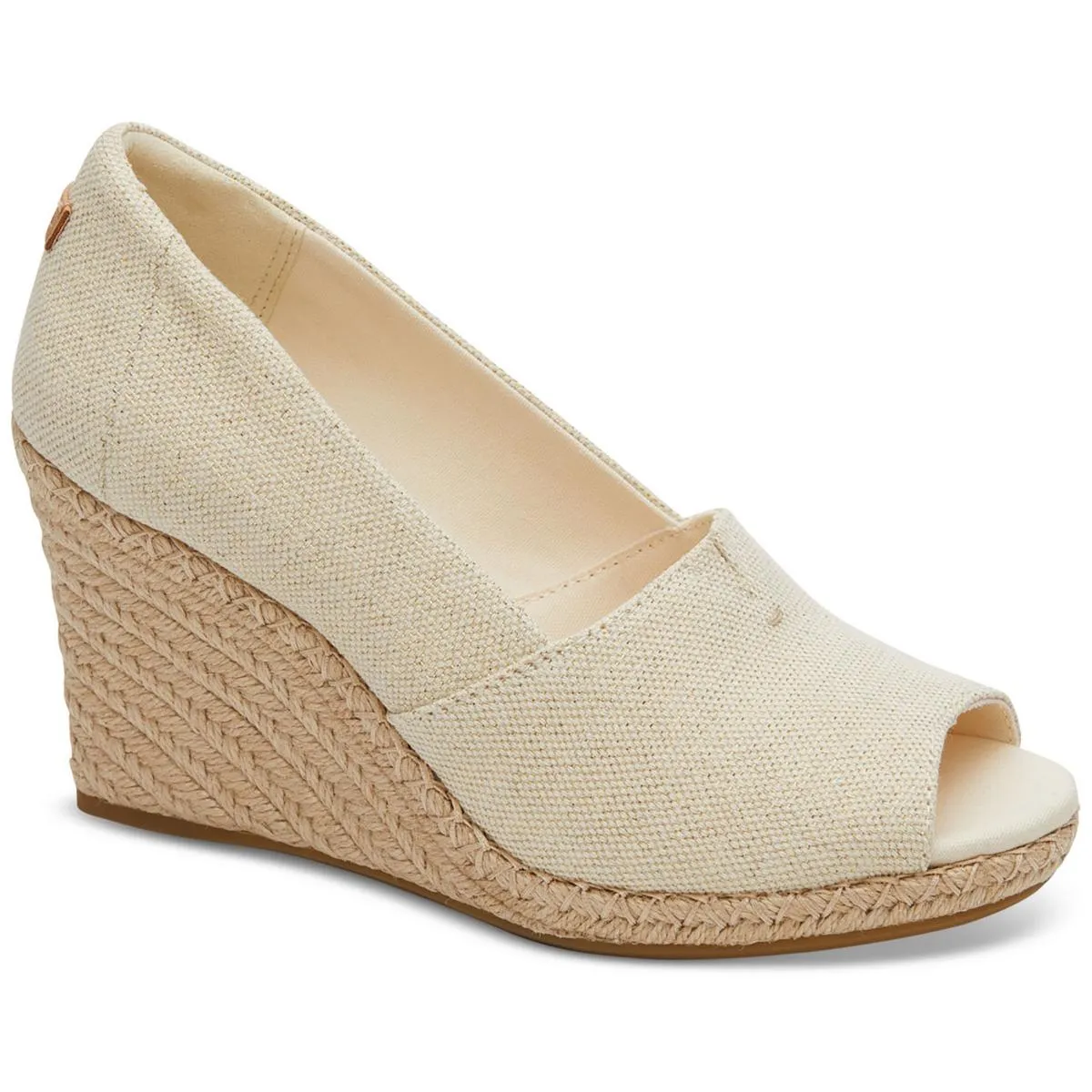 Michelle Womens Padded Insole Canvas Espadrilles