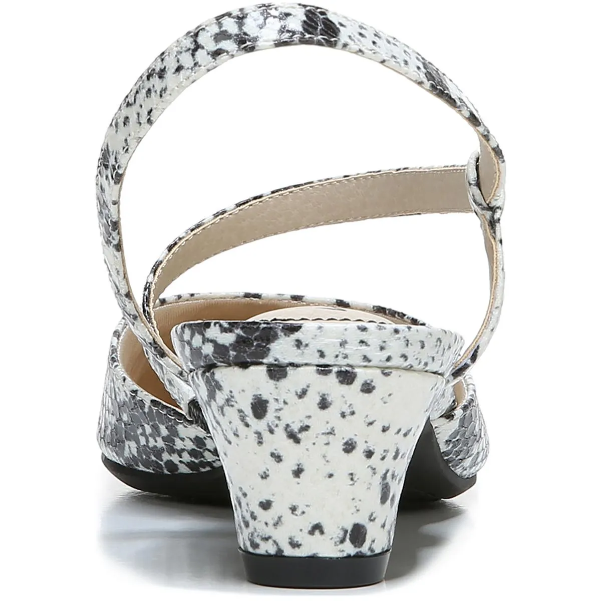 Minimalist Womens Strappy Pointed Toe Slingback Heels