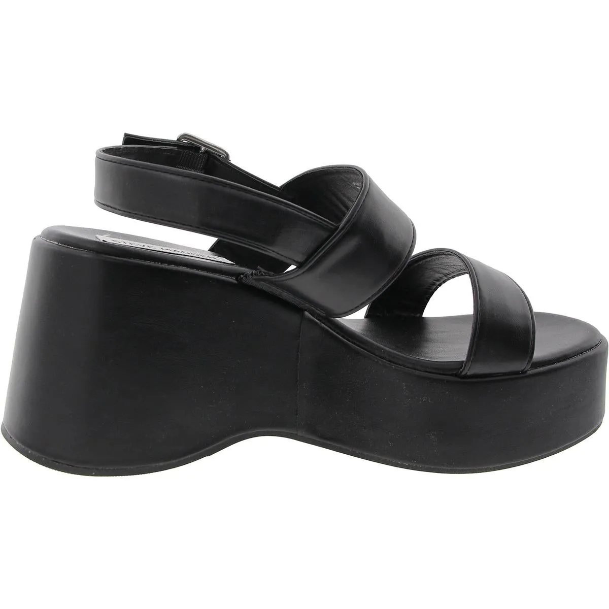 Mixture Womens Adjustable Faux Leather Platform Sandals