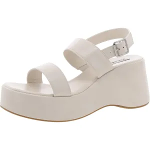 Mixture Womens Adjustable Faux Leather Platform Sandals