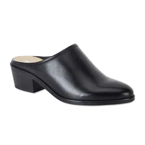 Mode Heel in Black Leather