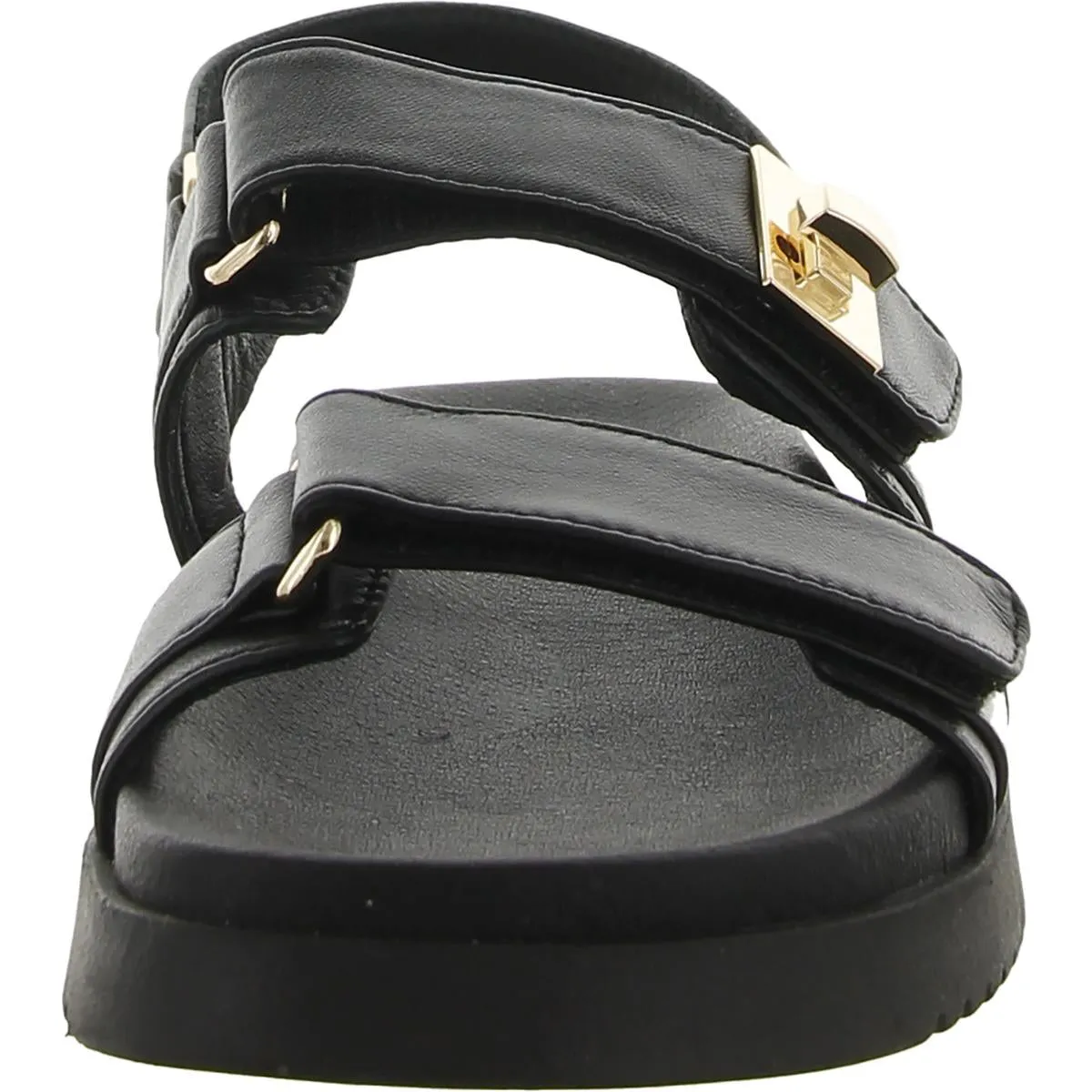 Mona Womens Leather Adjustable Slingback Sandals