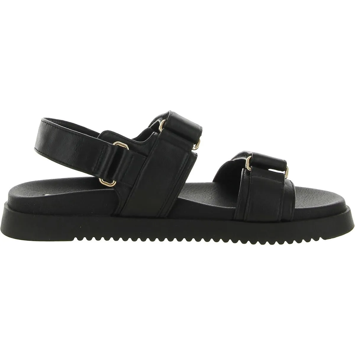 Mona Womens Leather Adjustable Slingback Sandals