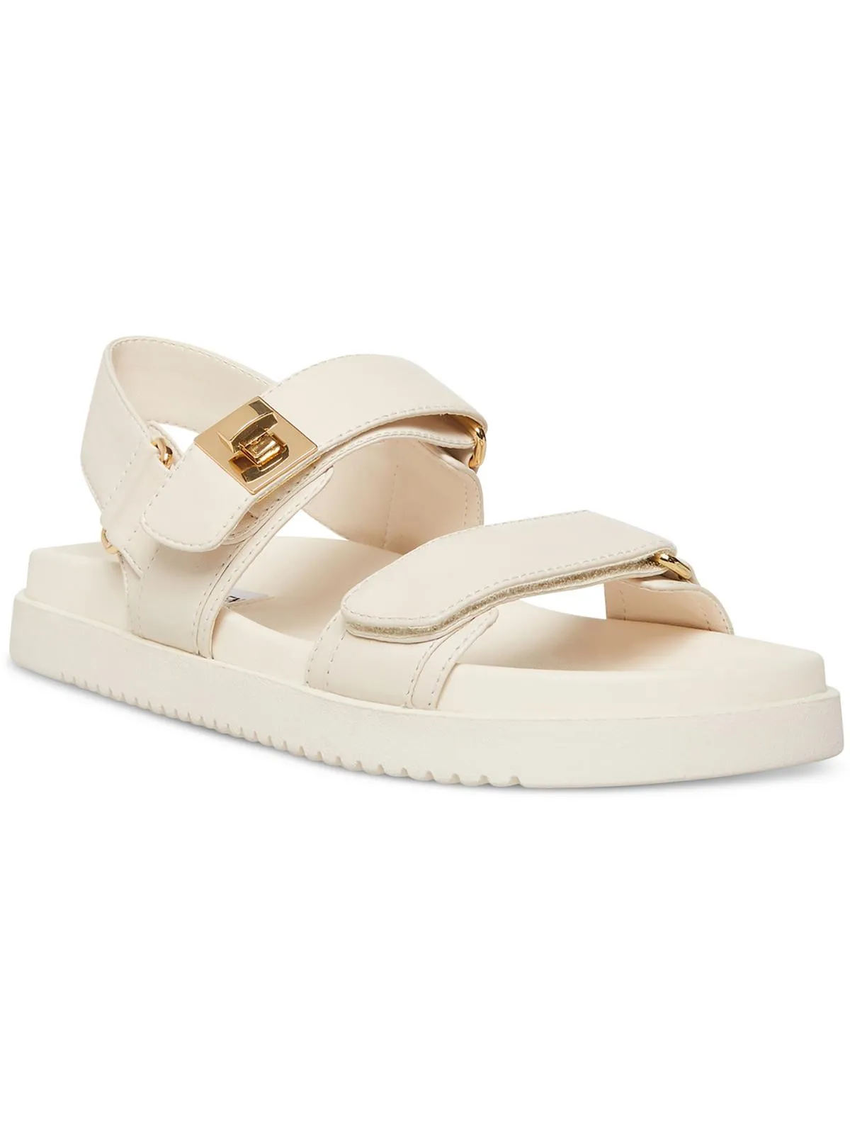 Mona Womens Leather Adjustable Slingback Sandals