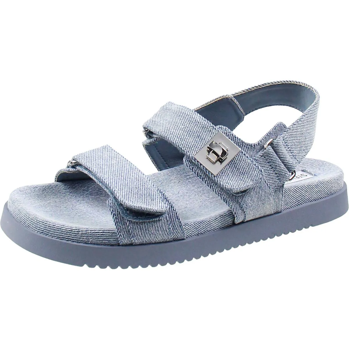 Mona Womens Leather Adjustable Slingback Sandals