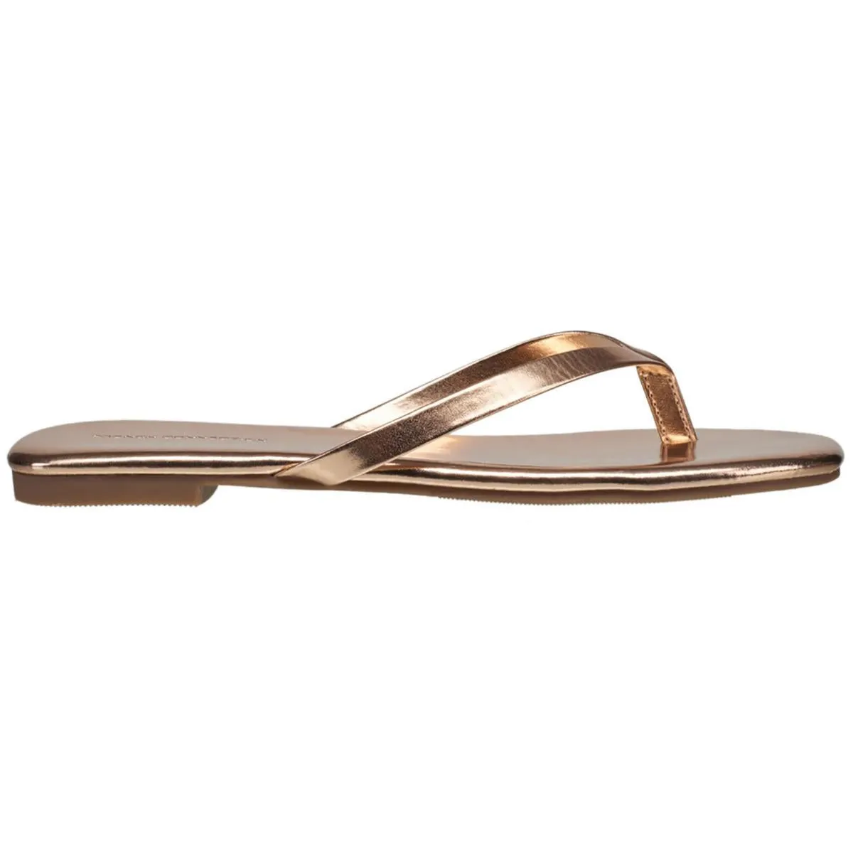 Morgan Womens Leather Toe Post Flip-Flops