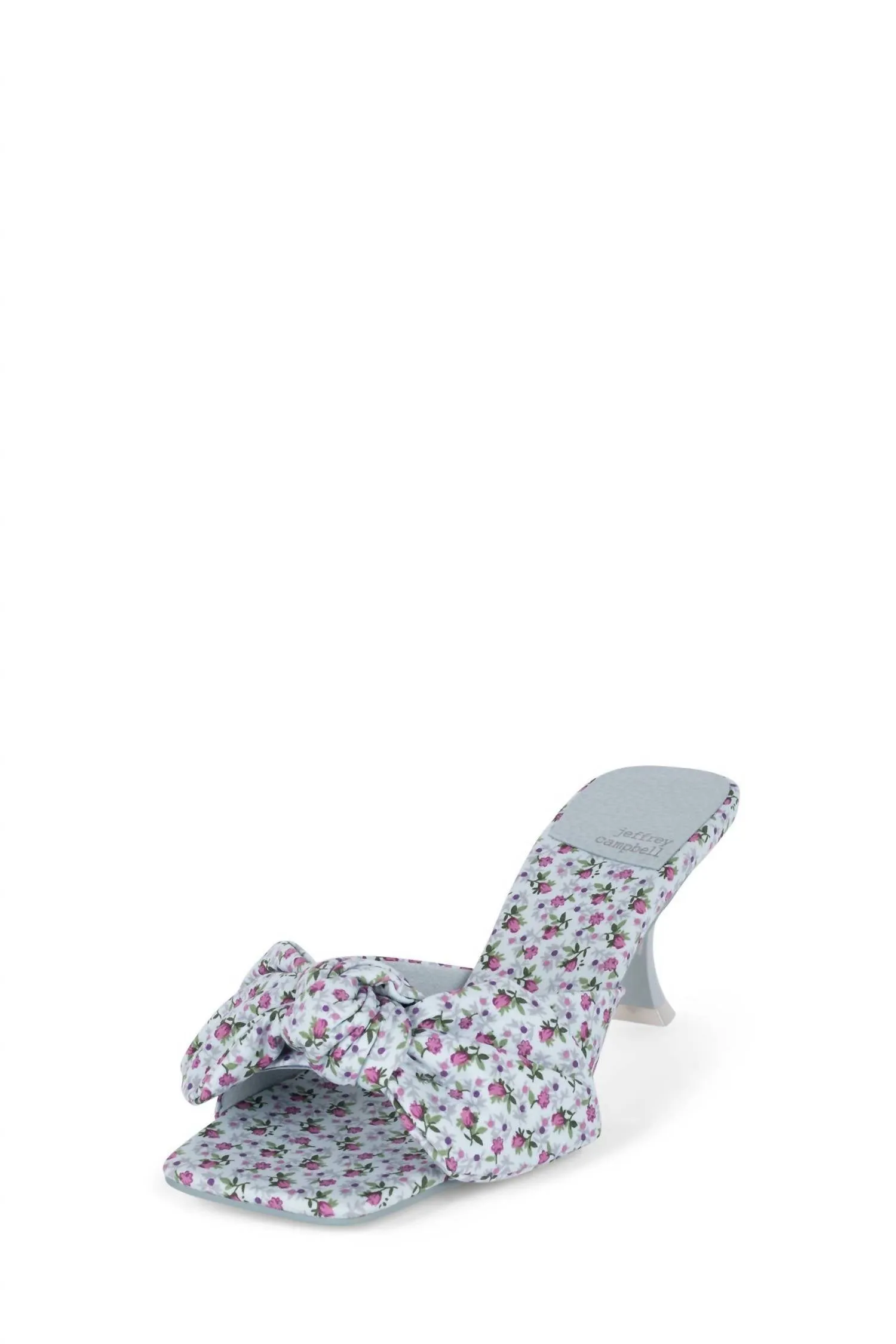 Mr. Big Bow Sandal In Blue Floral