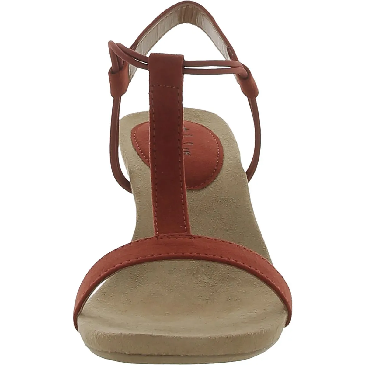MulanF Womens Faux Suede Slip On Wedge Sandals