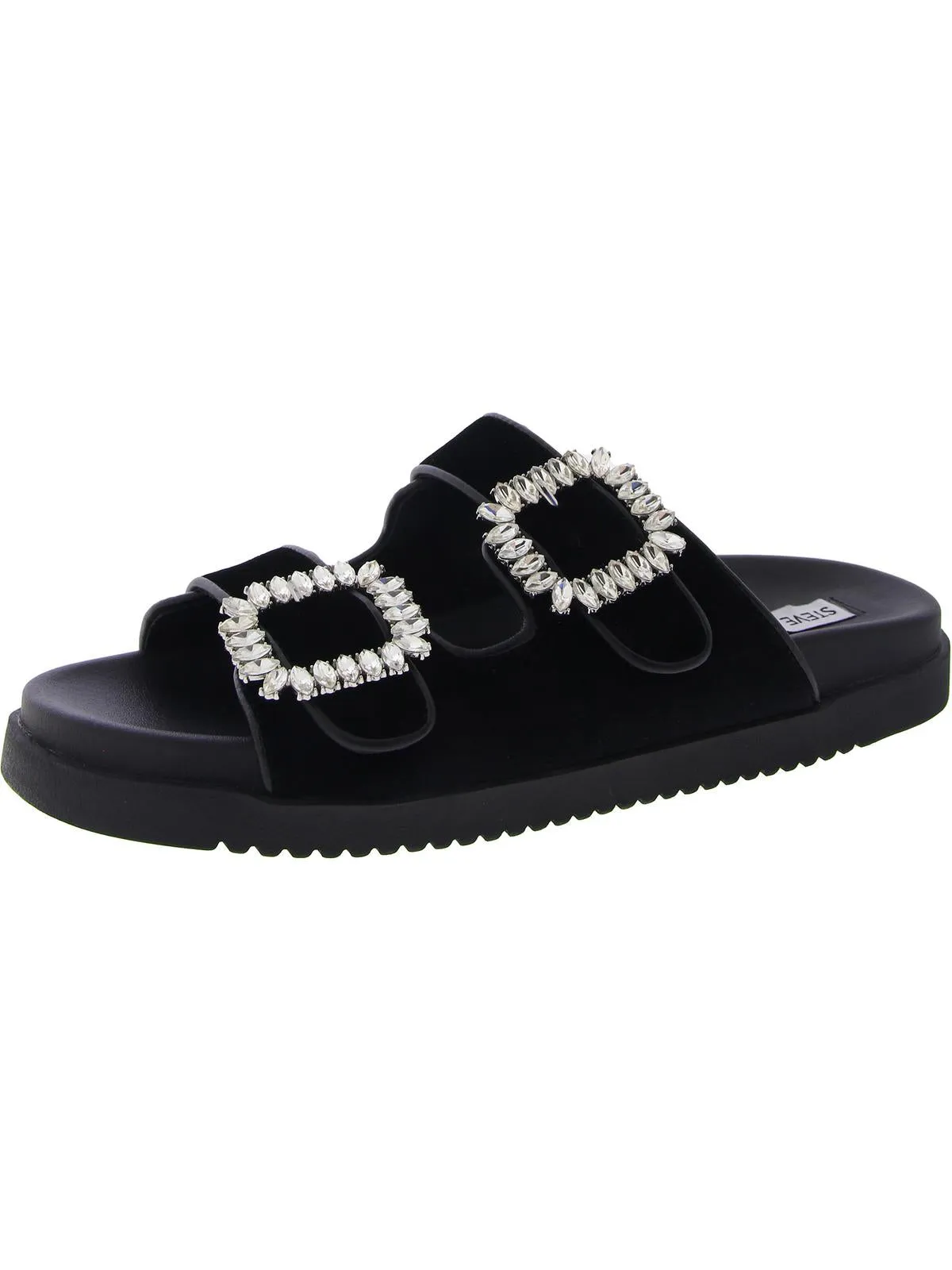 Mystik Womens Velvet Slide Sandals
