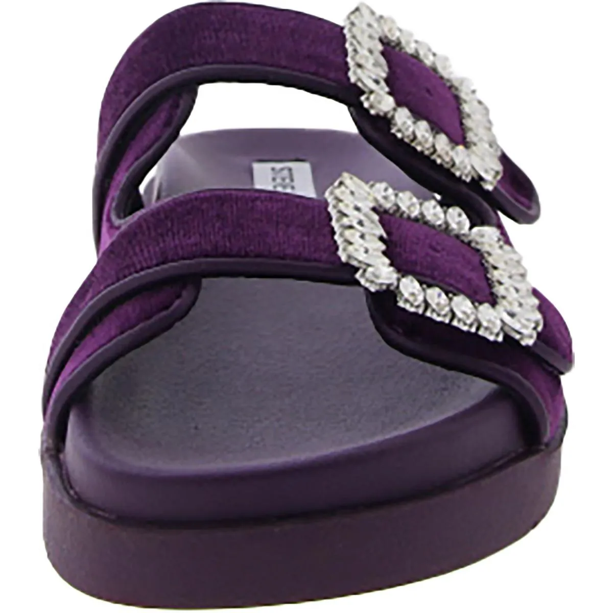Mystik Womens Velvet Slide Sandals